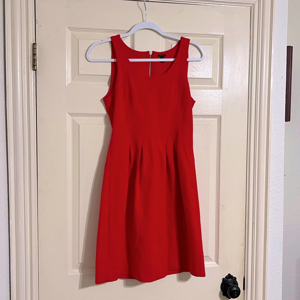 J.Crew A Frame Red Dress
